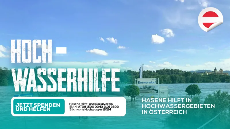 Niederösterreich'daki sel felaketinden etkilenenlerle dayanışma – Her bağış değerlidir!